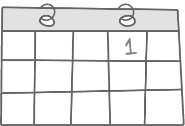 Illustration of a calendar